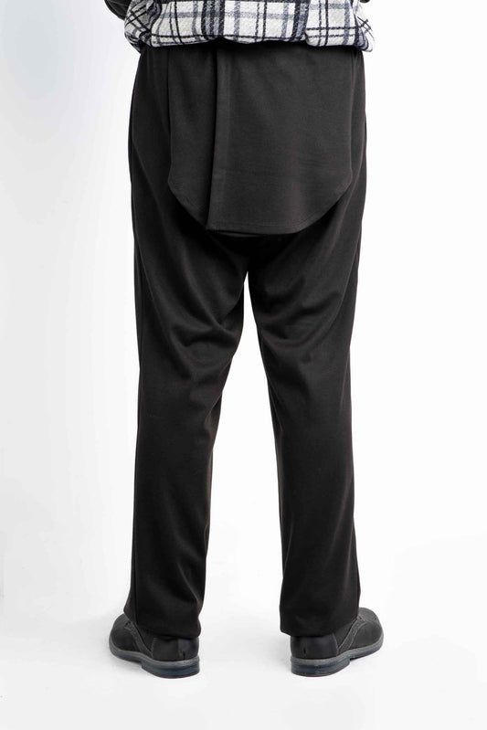 Introducing our Adaptive Pants for Men - perfect for those who struggle with incontinence. These pants feature double panels to discreetly hide diapers, while the soft lightweight fabric provides comfort and ease of movement. Made from a durable polyester