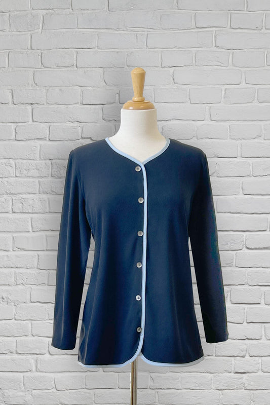 1LT310-0O118-Haut avec allure de cardigan