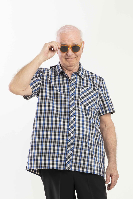 1PHC32-1U317-Adaptive Shirt with Short Sleeves