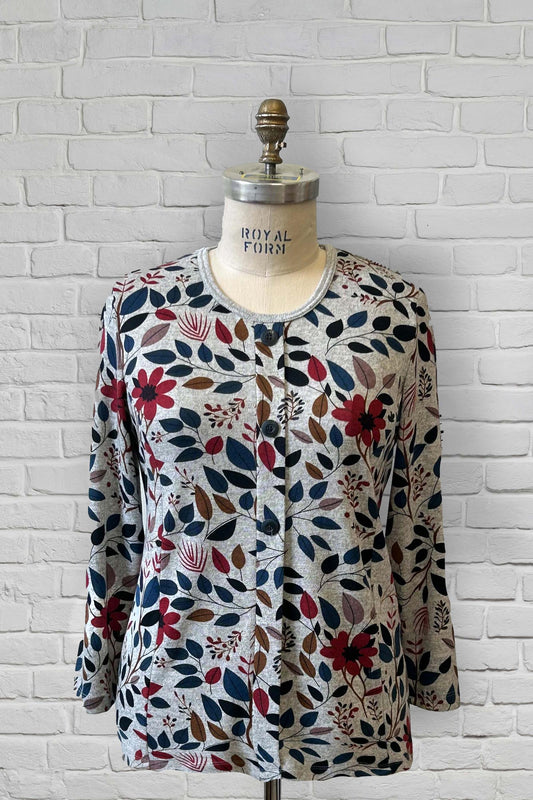 1QT348-2C122-Haut avec allure de cardigan