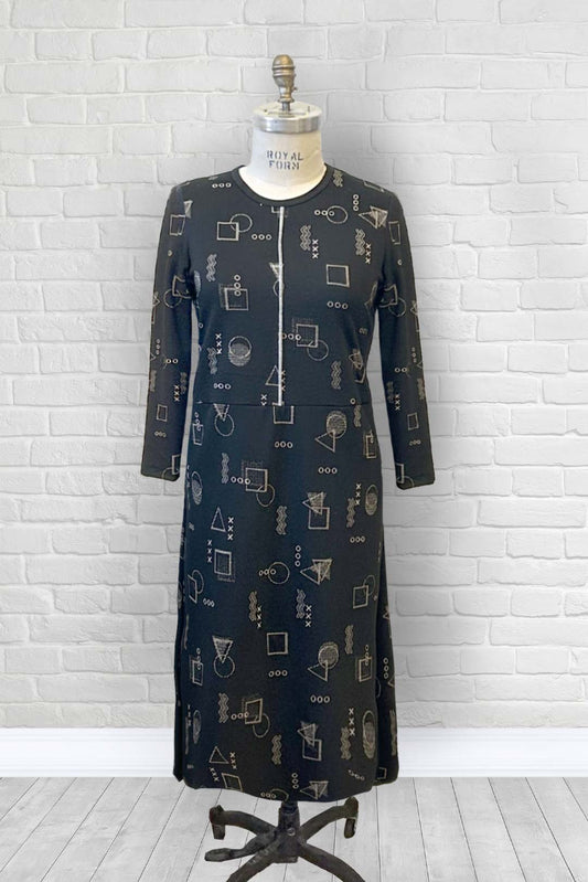 2CR830-2C600-Robe avec surpiqûres