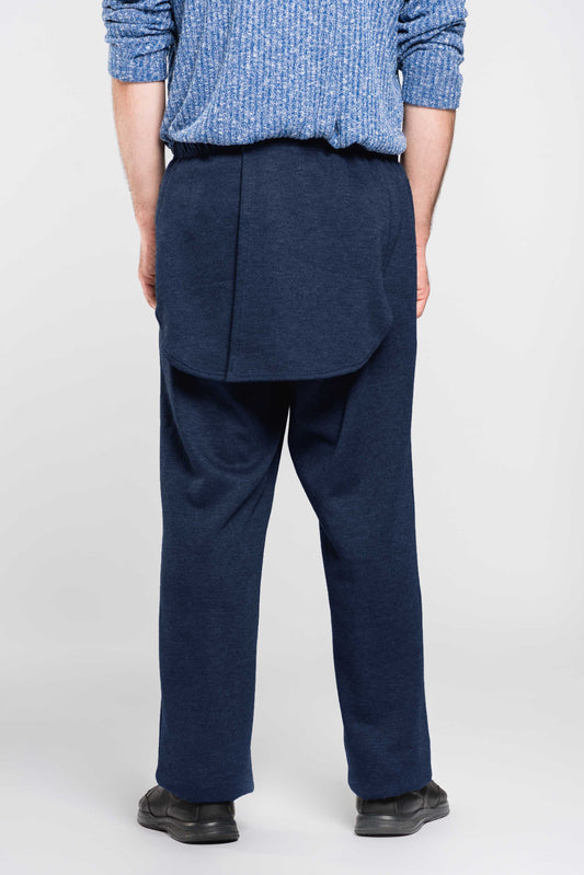 These adaptive pants offer easy access and discretion while providing comfort with a soft polyester/cotton blend. Machine-washable for convenience, these pants are designed to support men with incontinence. Say goodbye to discomfort and hello to hassle-fr