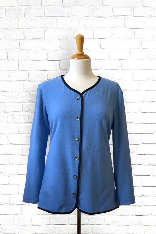 1LT310-0O118-Haut avec allure de cardigan