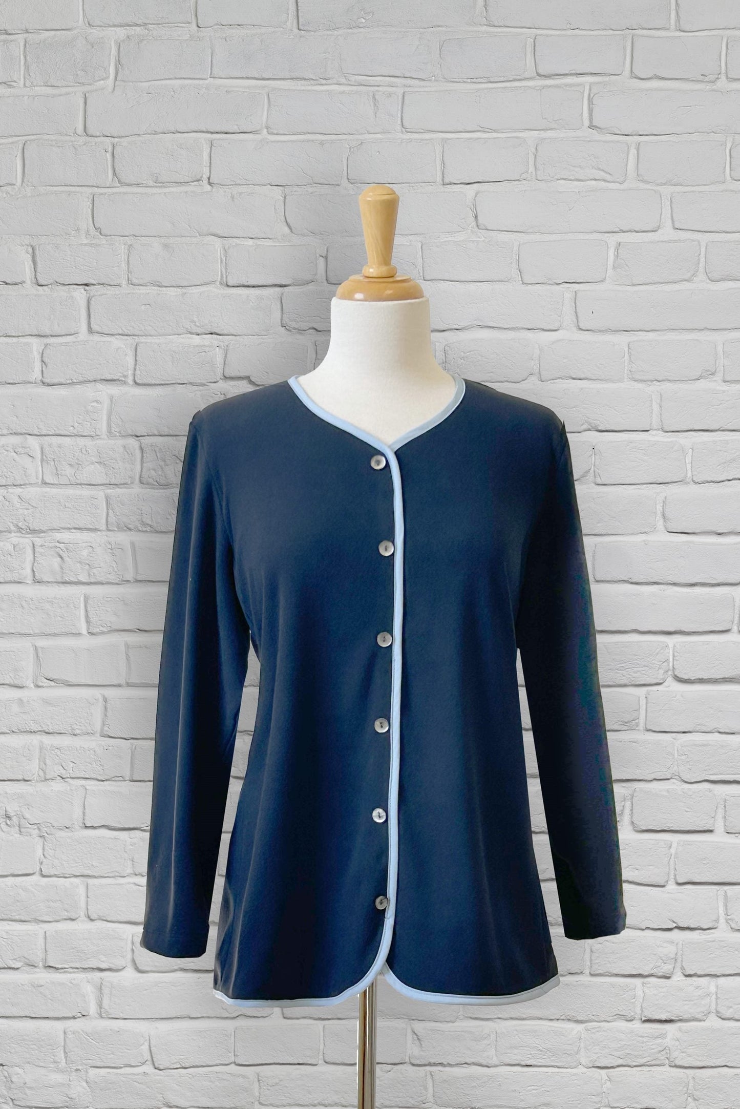 1LT310-0O118-Haut avec allure de cardigan