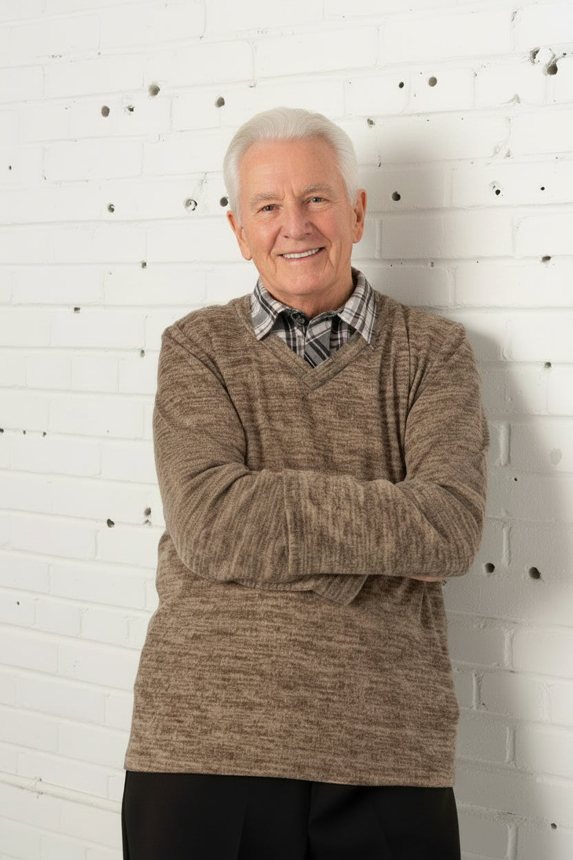 1NHT124-1Q600-Chandail avec faux col