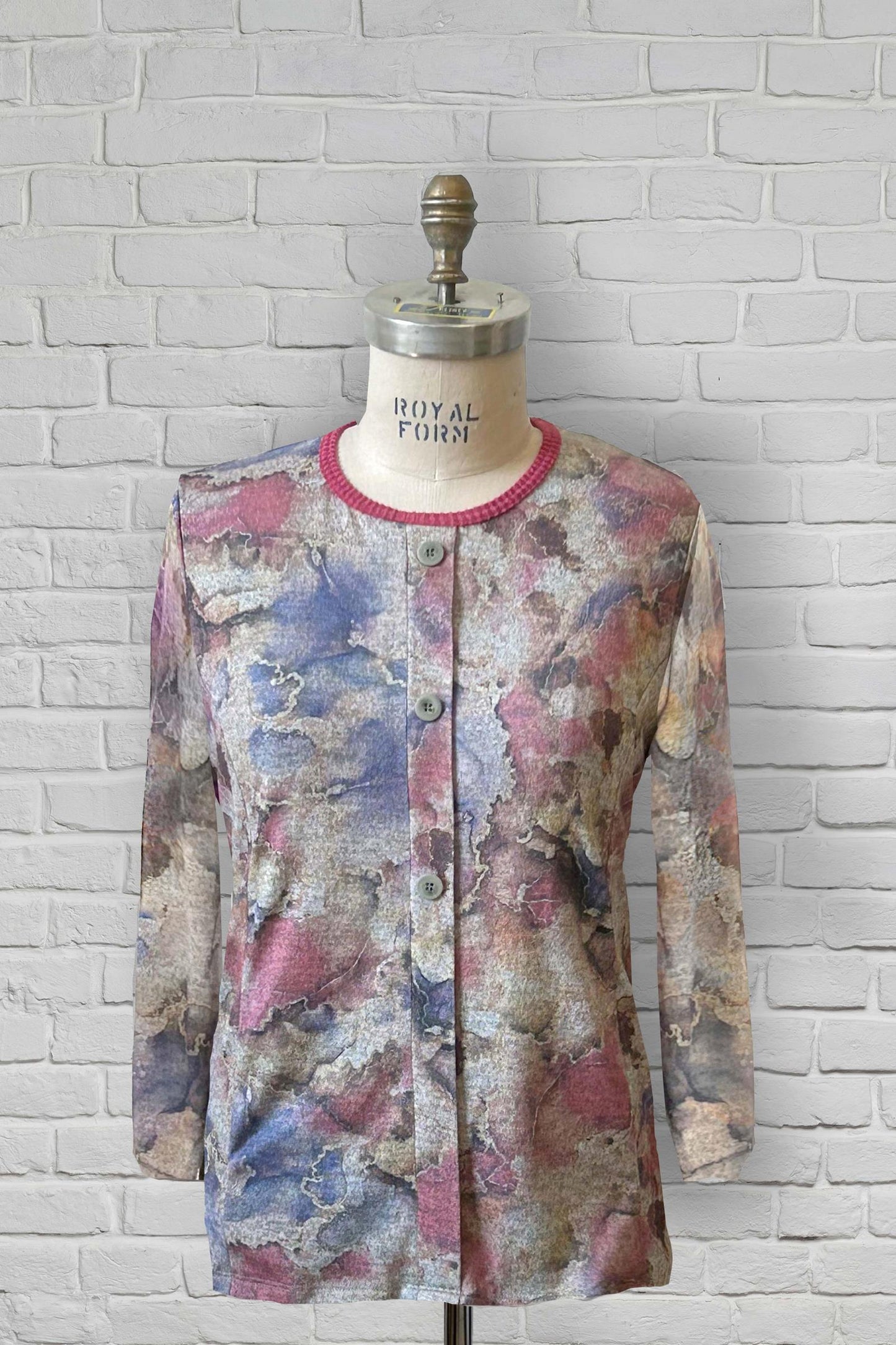 1QT348-2C132-Haut avec allure de cardigan