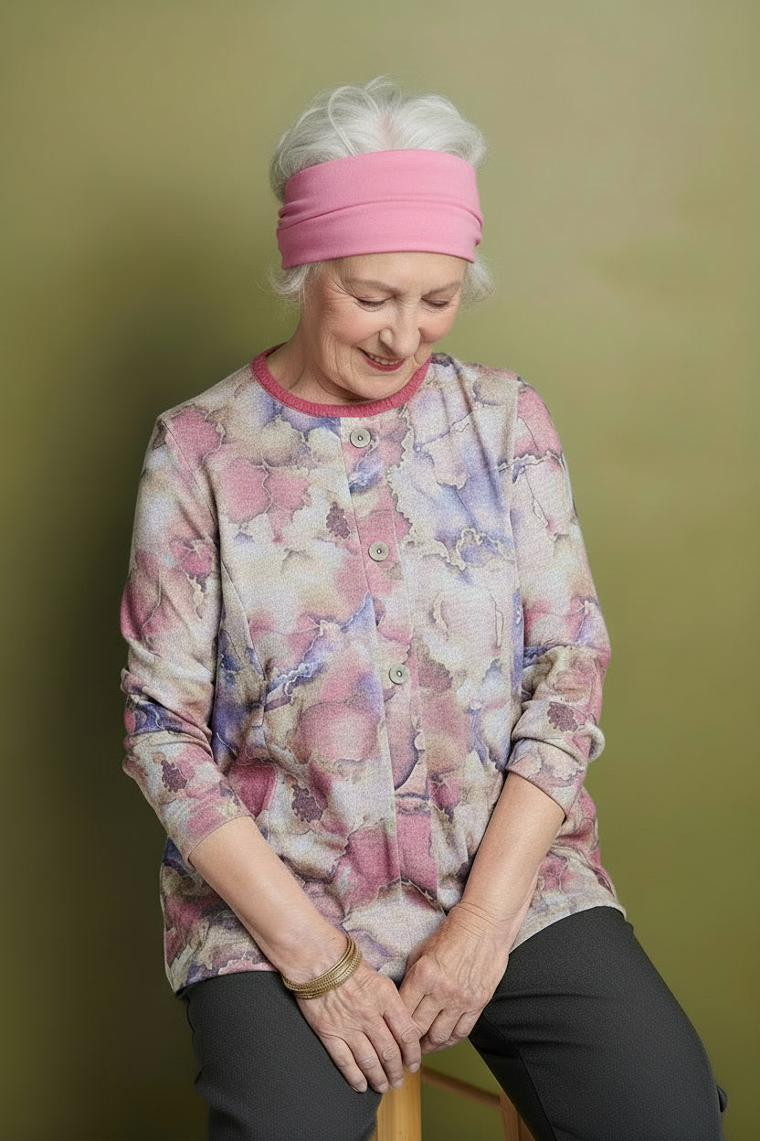 1QT348-2C132-Haut avec allure de cardigan