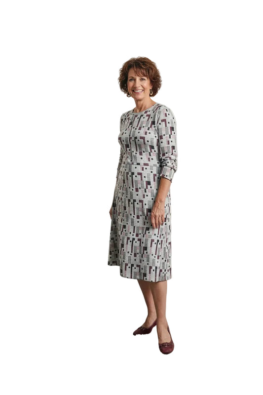 2CR830-2C121-Robe a col rond